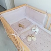 Kép 2/4 - Babafészek - Rácsvédő - Babaágynemű csomag - SAND CONFETTI