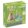 Kép 1/4 - Logikai játék - Toronyépítő - Tour d'Hanoï