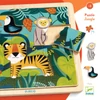 Kép 3/3 - Fa puzzle - Dzsungel puzzle, 12+3 db-os - Puzzlo Jungle