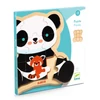 Kép 1/3 - Fa puzzle - Panda, 9 db-os - Puzzlo Panda