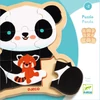 Kép 2/3 - Fa puzzle - Panda, 9 db-os - Puzzlo Panda
