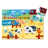 Kép 3/5 - Formadobozos puzzle - Bocik és tehenek, 24 db-os - The cows on the farm
