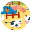 Kép 5/5 - Formadobozos puzzle - Bocik és tehenek, 24 db-os - The cows on the farm