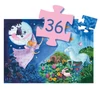 Kép 4/5 - Formadobozos puzzle - Tündér és az egyszarvú, 36 db-os - The fairy and the unicorn