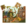 Kép 2/4 - Formadobozos puzzle - Robin Hood, 36 db-os - Robin Hood