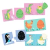 Kép 3/5 - Párosító puzzle - Kié a tojás, 12 db-os - Funny eggs