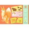 Kép 2/3 - Párosító puzzle - Kié a kölyök, 24 db-os - Baby animals