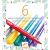 Kép 1/3 - 6 csillámtoll - 6 glitter markers