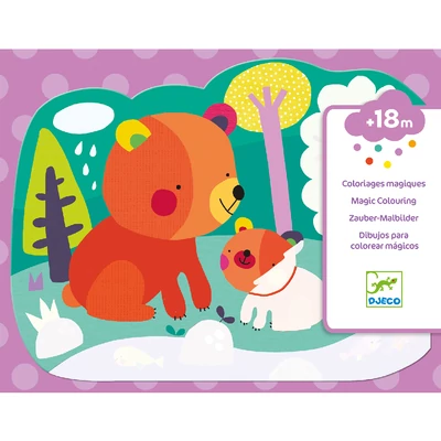 Djeco - Vízzel színező készlet - Bújócska az erdőben Djeco - Vízzel színező készlet - Bújócska az erdőben