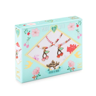 Ékszerkészítő készlet - Páros cseresznyék - Tila and Cherries Ékszerkészítő készlet - Páros cseresznyék - Tila and Cherries