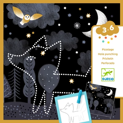 Lyukasztós képkészítés - Éjszakai állatok - Image reveal Lyukasztós képkészítés - Éjszakai állatok - Image reveal