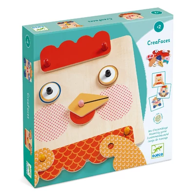 Szerelő játék - Tiki-taki arcocska - CreaFaces Szerelő játék - Tiki-taki arcocska - CreaFaces
