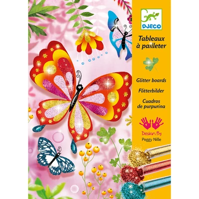 Csillámkép készítés - Pillangók - Butterflies Csillámkép készítés - Pillangók - Butterflies