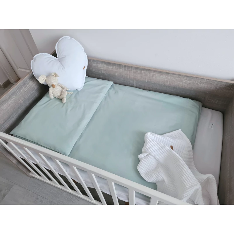 Ágyneműhuzat (ovis méret) - DUSTY MINT