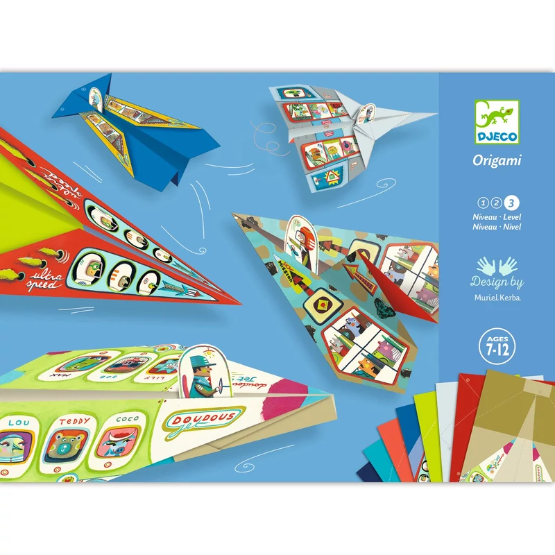 Djeco - Origami - Repülők - Origami planes