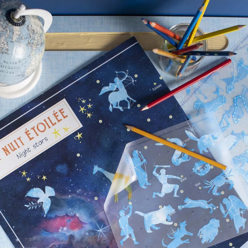 Moulin Roty - Kiskertem - Csillagtérkép satírozó