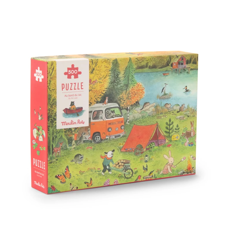 Moulin Roty - A nagy család - Kirándulás kirakó-  500 db-os puzzle