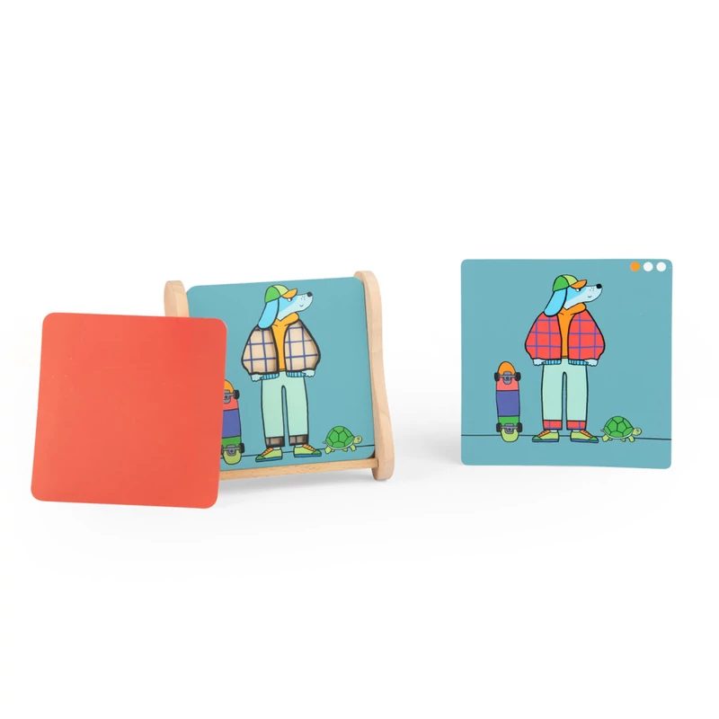 Moulin Roty - Móka - Mix & match - készségfejlesztő logikai játék