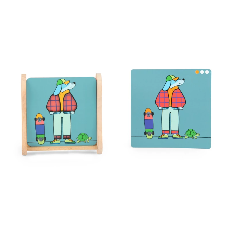 Moulin Roty - Móka - Mix & match - készségfejlesztő logikai játék