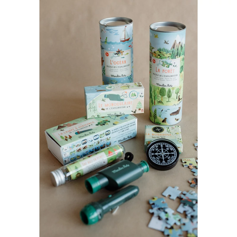 Moulin Roty - Kiskertem - Felfedező - A jégtábla puzzle, kirakó (96 db-os)