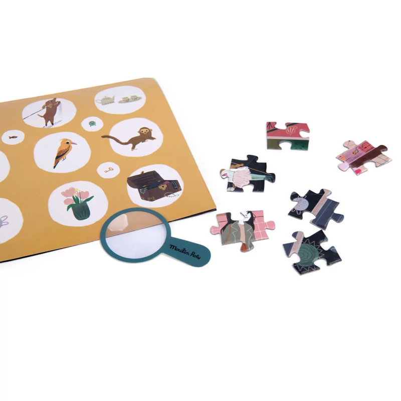 Moulin Roty - Párizsiak - Társasház puzzle - kirakó (200 db-os)