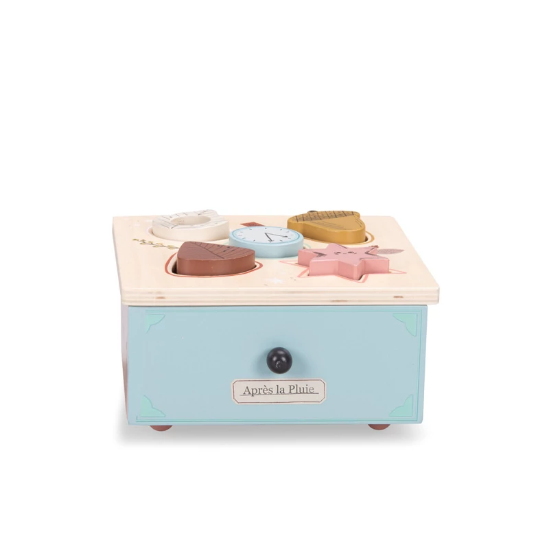 Moulin Roty - Eső után -  Formaillesztő, formabedobó játék