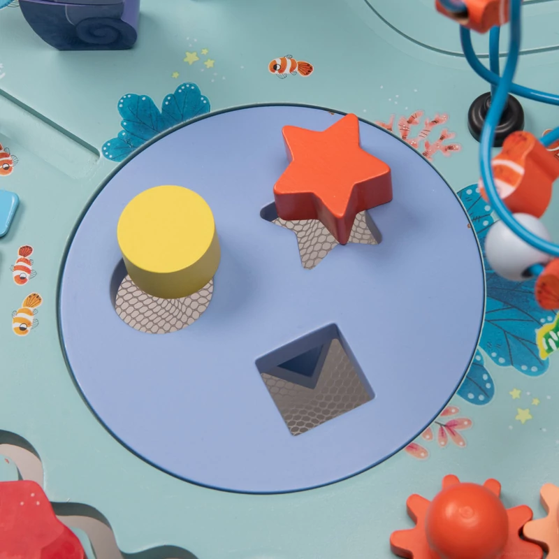 Moulin Roty - Pál polip kalandjai - Készségfejlesztő activity asztal