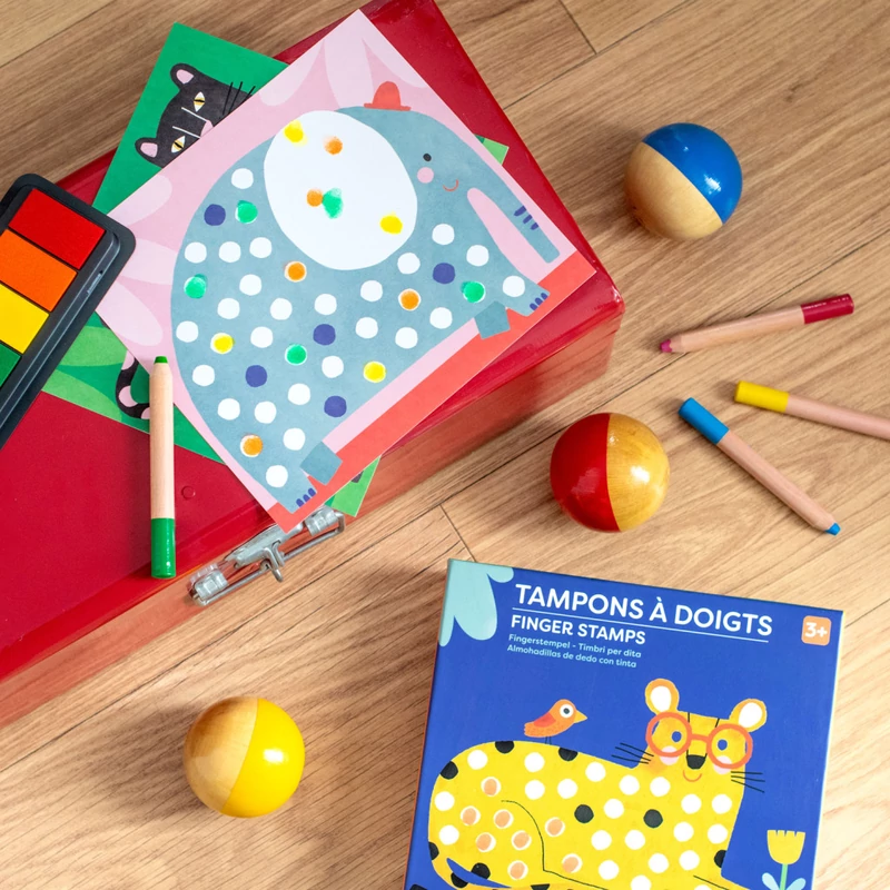 Moulin Roty - Kicsikék - Ujjfesték készlet