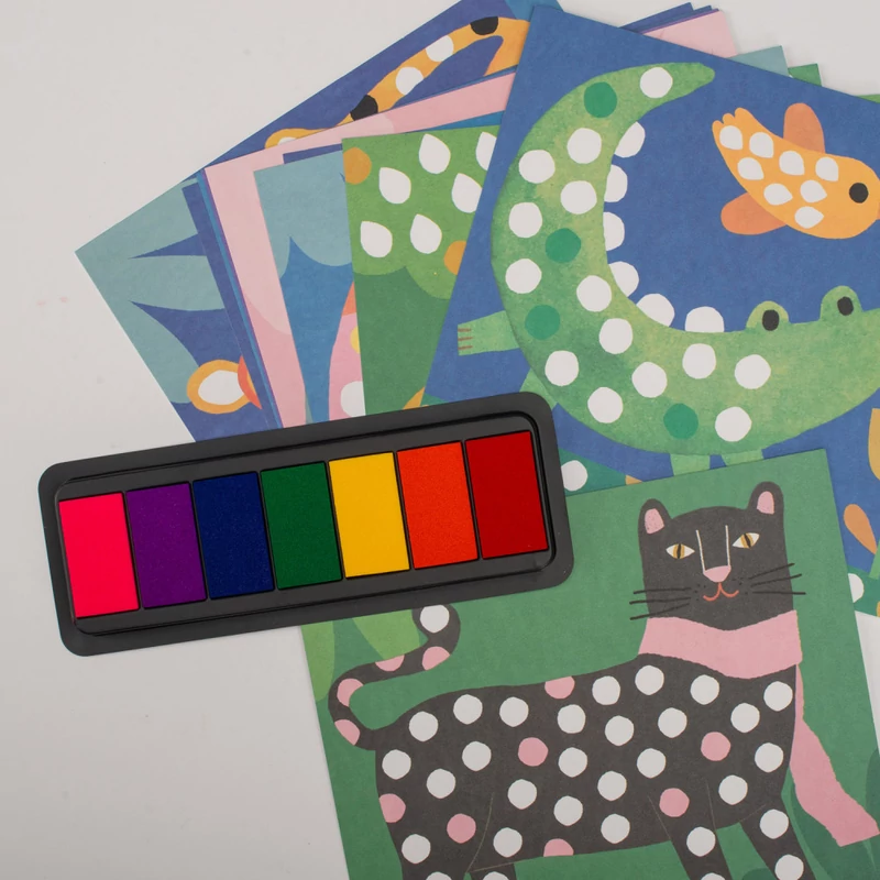 Moulin Roty - Kicsikék - Ujjfesték készlet