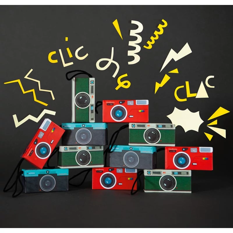 Moulin Roty - Apró csodák - Piros mini fényképezőgép