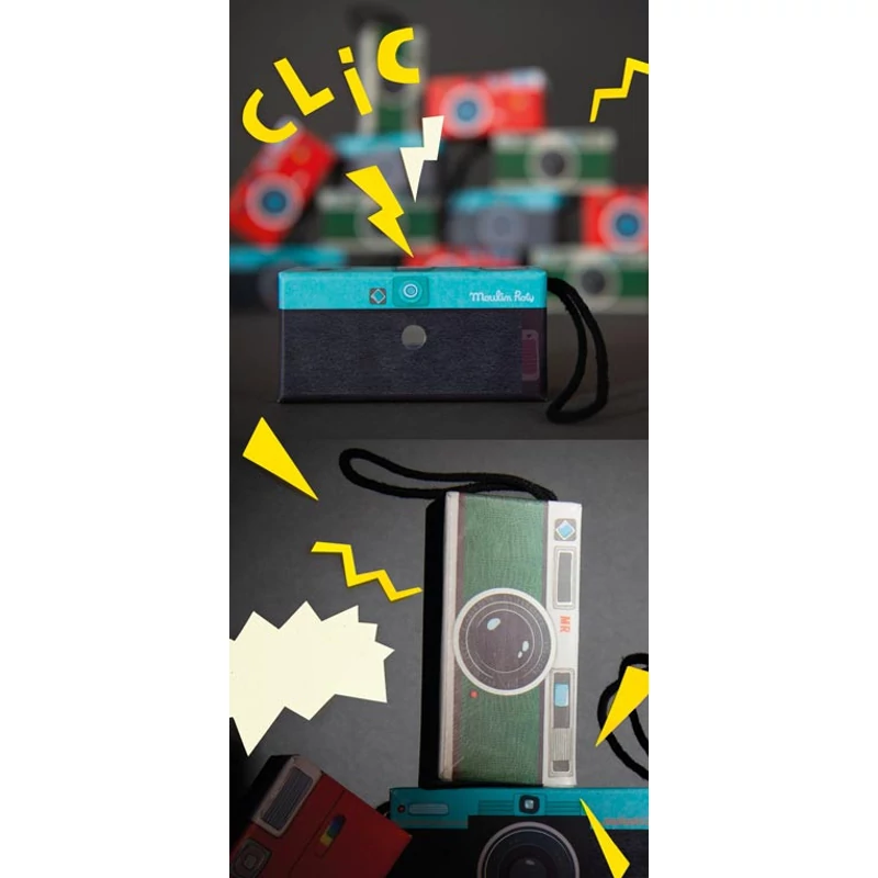 Moulin Roty - Apró csodák - Piros mini fényképezőgép