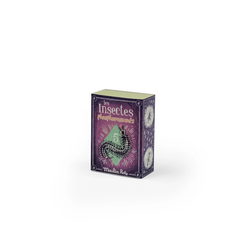 Moulin Roty - Apró csodák - Sötétben világító bogarak (5 db)
