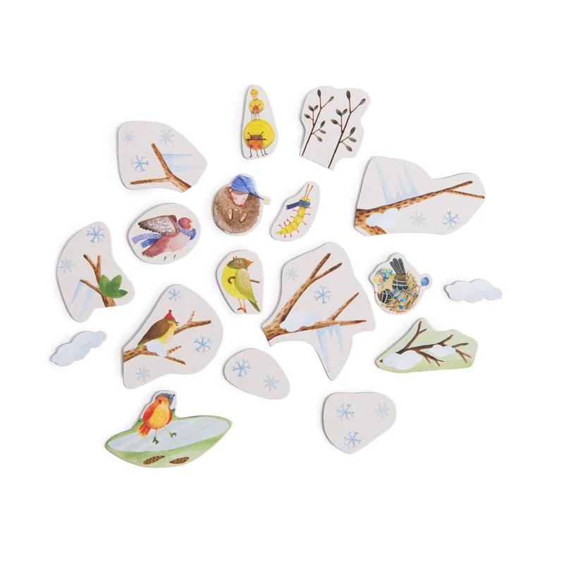 Moulin Roty - Kiskertem - Évszakok - Mágneses öröknaptár