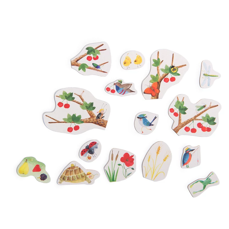 Moulin Roty - Kiskertem - Évszakok - Mágneses öröknaptár