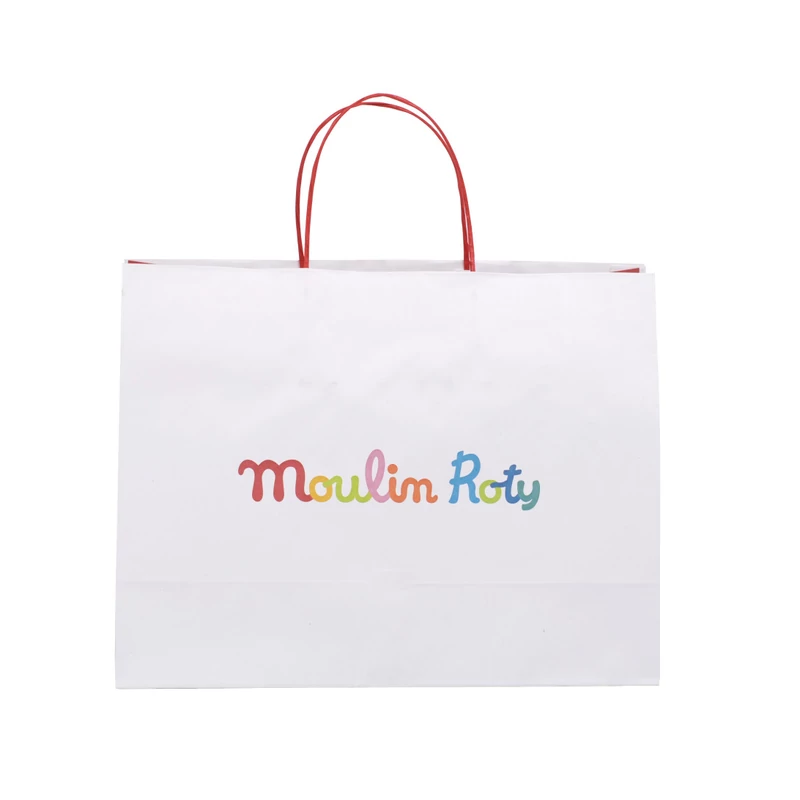 Moulin Roty -  Értékesítést elősegítő eszköz - PIROS PAPÍRSZATYROK 44x14x50
