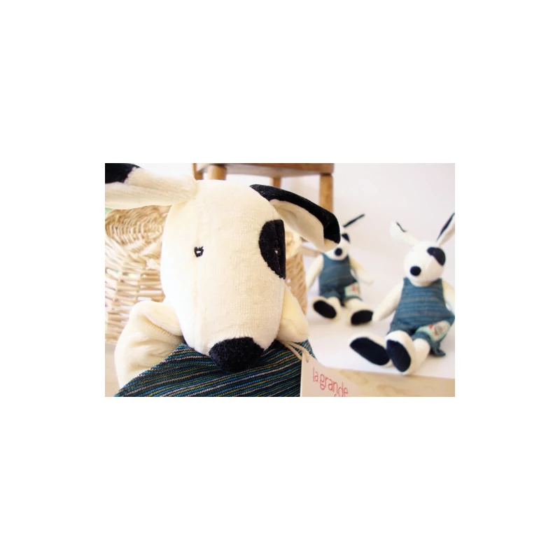 Moulin Roty - A Nagy család - Cézár kutya plüss játék (30 cm)