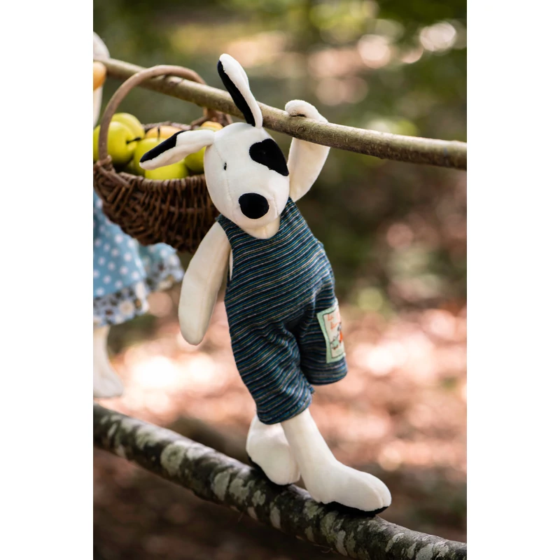 Moulin Roty - A Nagy család - Cézár kutya plüss játék (20 cm)