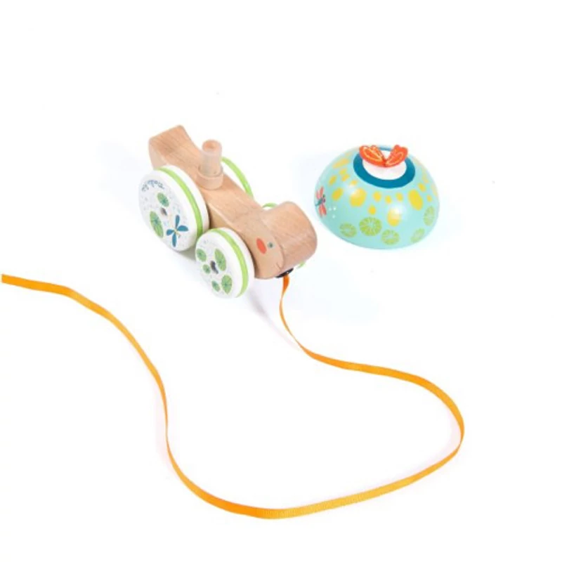 Moulin Roty - Dzsungel - Húzós játék - Teknősbéka