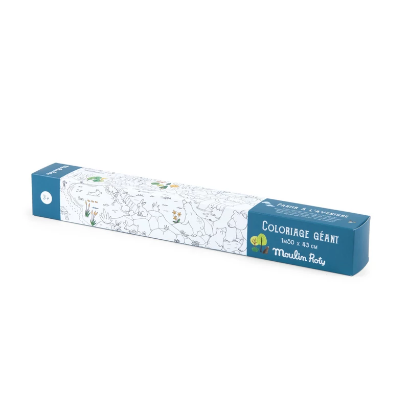 Moulin Roty - Kiskertem - Felfedező - Óriás színező tekercs