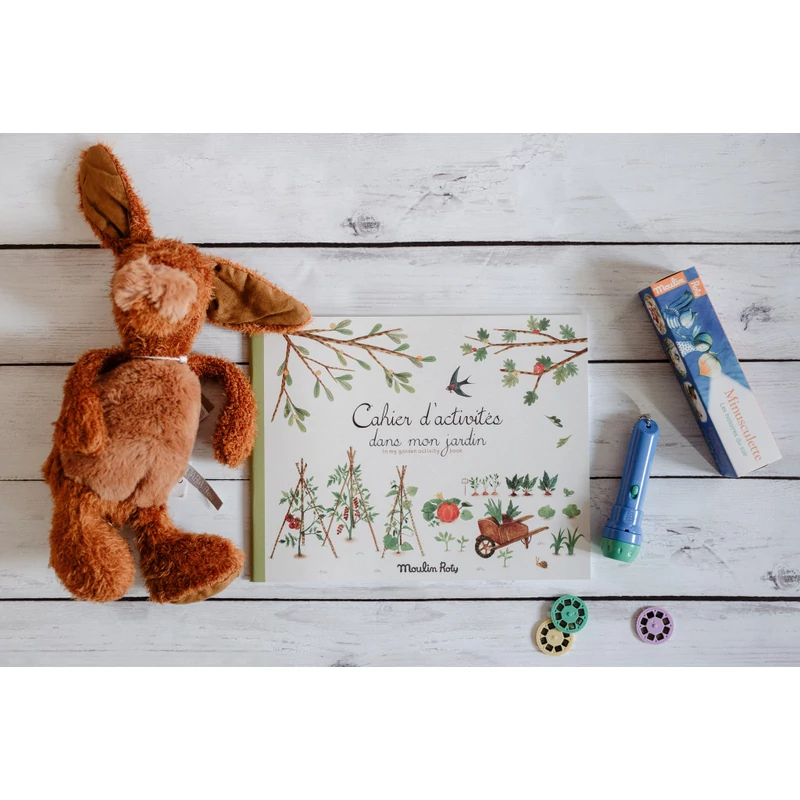 Moulin Roty - Kiskertem - Foglalkoztató füzet - Természet