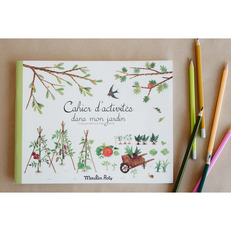 Moulin Roty - Kiskertem - Foglalkoztató füzet - Természet