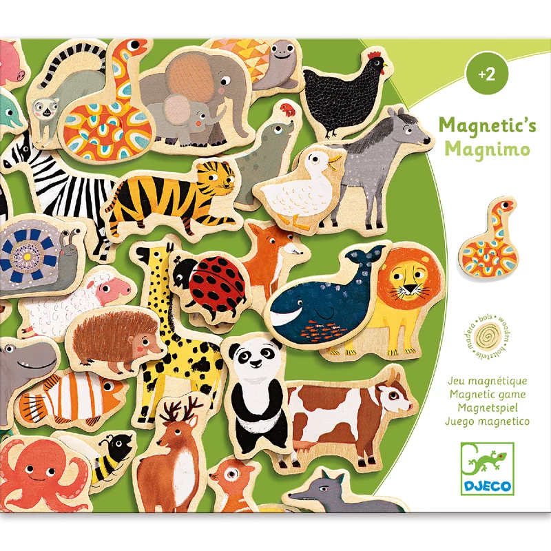 Mágneses képkészlet - Vonzó állatfigurák - Magnimo