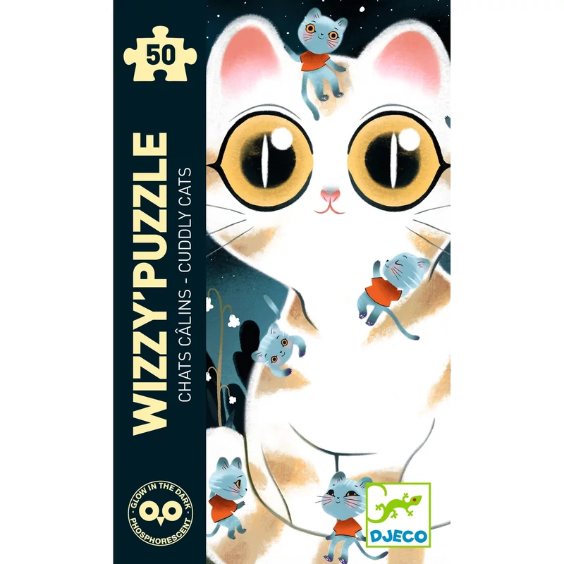 Varázs puzzle - Macskusz, 50 db-os - Cuddly cats