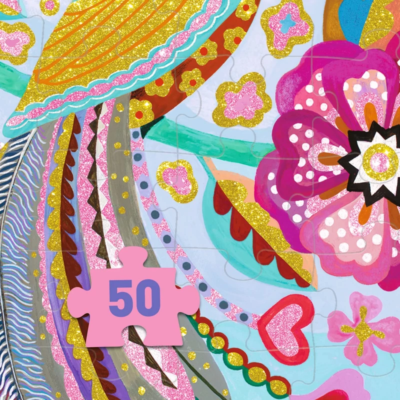 Varázs puzzle - Sziporka, 50 db-os - Sparkling bird