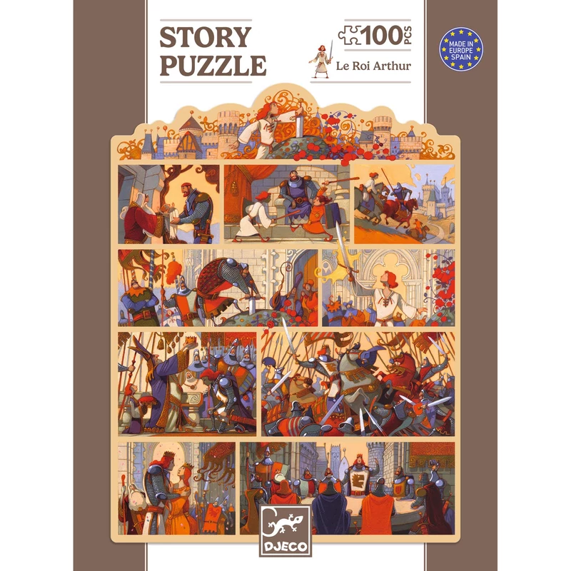 Mese puzzle - Artúr király, 100 db-os - The King Arthur
