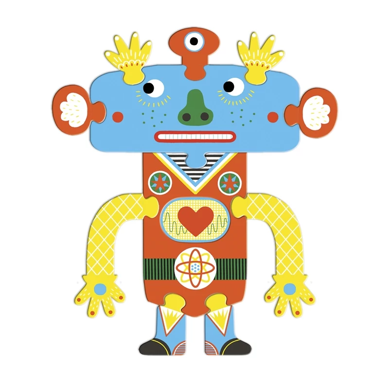 Óriás puzzle - SzörnyElek, 39 db-os - Barbazul