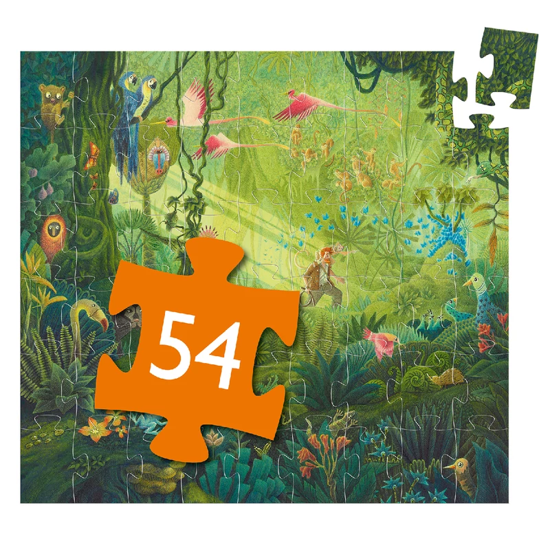 Formadobozos puzzle - Dzsungel puzzle, 54 db-os - In the Jungle