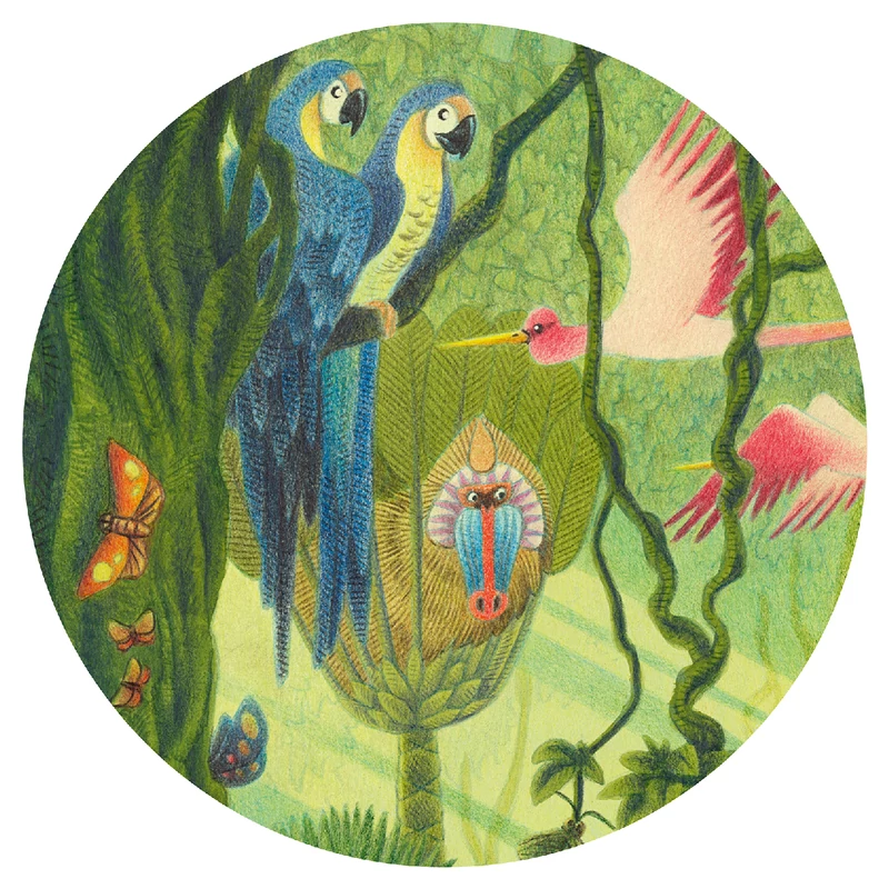 Formadobozos puzzle - Dzsungel puzzle, 54 db-os - In the Jungle