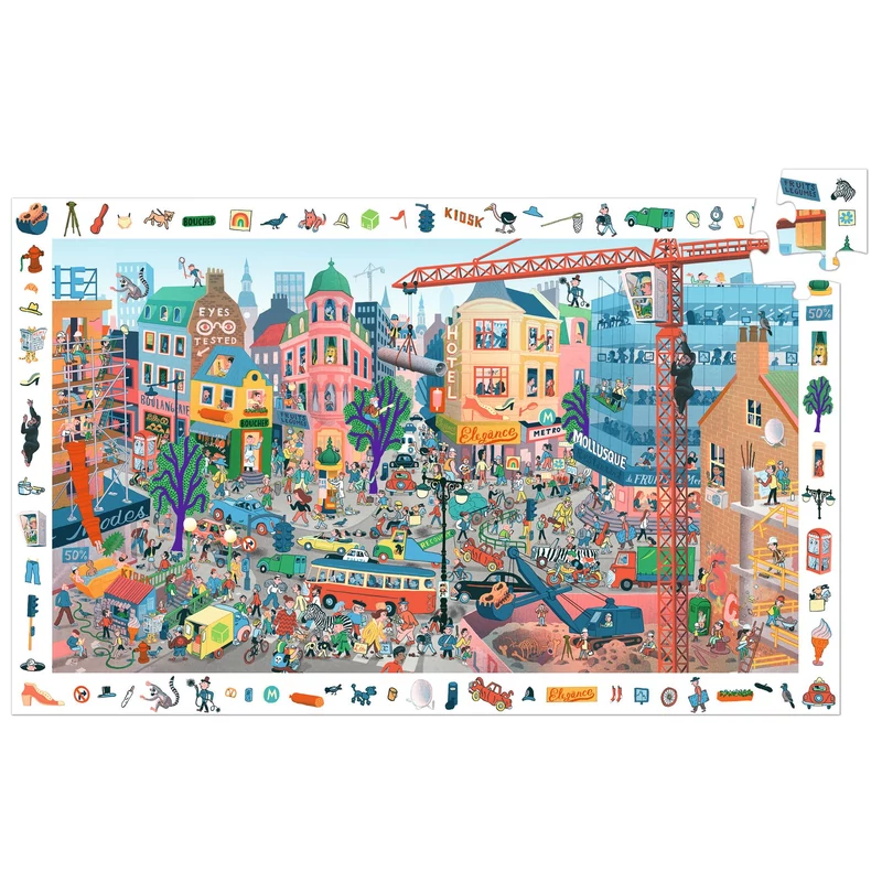 Megfigyeltető puzzle - A város, 200 db-os - The city