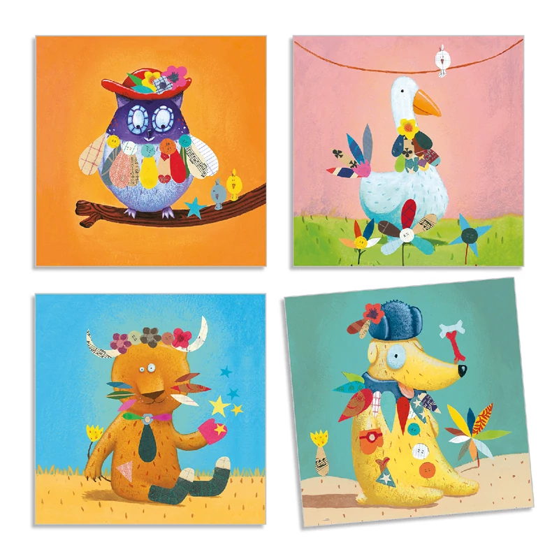 Matricázó képkészítés - Alkoss állatokat! - Create animals